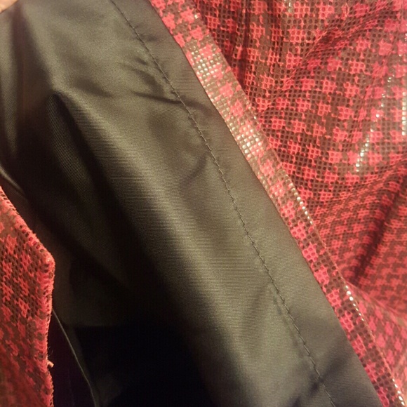 Irka Red/ Black Pencil Skirt - Picture 4 of 4